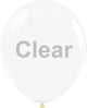 Crystal Clear 12″ Latex Balloons (100 count)