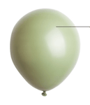 Neo Loons Latex Olive Green 5″ Latex Balloons (100 count)