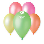  Neon Assorted 12″ Latex Balloons by Gemar from Instaballoons