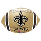 Globo de 17″ de fútbol de los New Orleans Saints