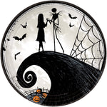 Nightmare Before Christmas Round Plates  9″ by Amscan from Instaballoons