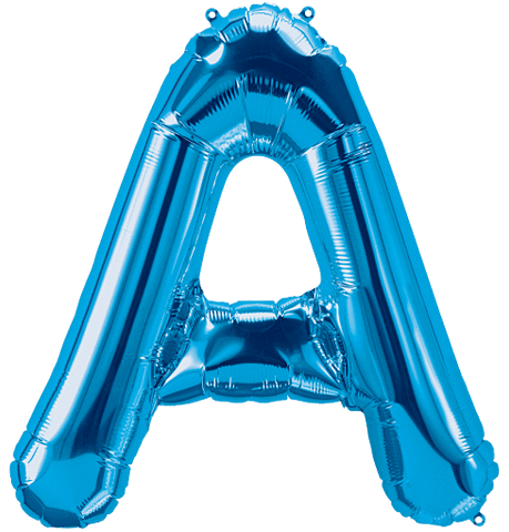 34" Blue Letters & Numbers