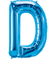 Blue Letter D 34" Balloon