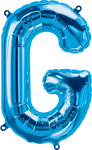 Blue Letter G 16" Balloon