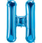 Blue Letter H 34" Balloon