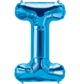 Blue Letter I 34" Balloon