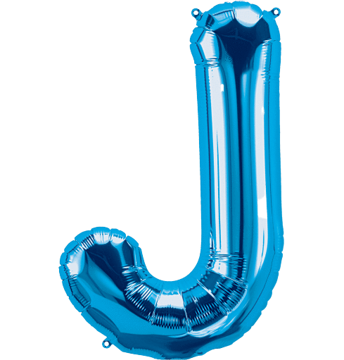 opleggen Inferieur Schuine streep Blue Letter J 34" Balloon – instaballoons Wholesale
