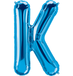 Northstar Mylar & Foil Blue Letter K 34" Balloon