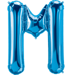 Northstar Mylar & Foil Blue Letter M 34" Balloon