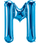Blue Letter M 34" Balloon