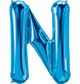 Blue Letter N 34" Balloon