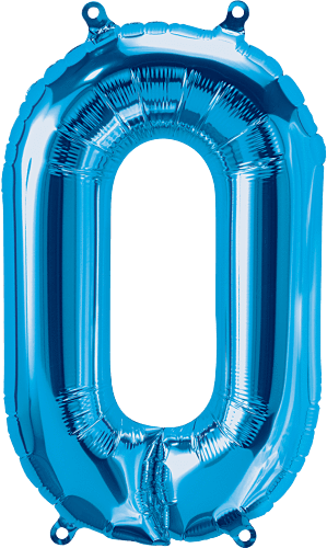 Blue Letter O 16" Balloon – instaballoons Wholesale