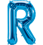 Northstar Mylar & Foil Blue Letter R 34" Balloon