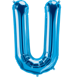 Northstar Mylar & Foil Blue Letter U 34" Balloon