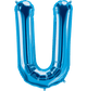 Blue Letter U 34" Balloon