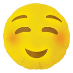 Northstar Mylar & Foil Blushing Emoji 18″ Balloon