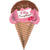 Northstar Mylar & Foil Feliz Cumpleaños Ice Cream Cone 37″ Balloon