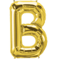 Gold Letter B 34" Balloon