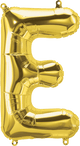 Gold Letter E 16" Balloon