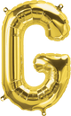 Gold Letter G 16" Balloon