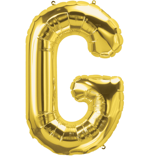 34 foil discount letter balloons