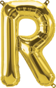 Gold Letter R 16" Balloon