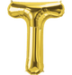 Gold Letter T 34" Balloon