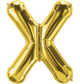Gold Letter X 34" Balloon