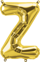 Gold Letter Z 16" Balloon