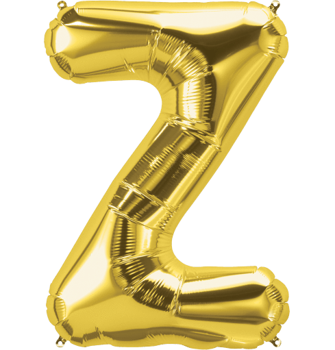 Gold Letter Z 34