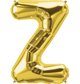 Gold Letter Z 34" Balloon