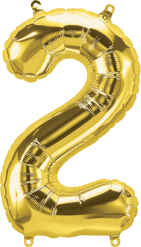 Gold Number 2 Two 16