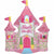 Northstar Mylar & Foil "Happily Ever After" Pink Princess Castle 33" Balloon