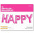 Northstar Mylar & Foil HAPPY 16″ Balloon Hot Pink Air-fill Kit