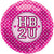 Northstar Mylar & Foil HB2U Pink & White Dots 18″ Foil Balloon