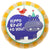 Northstar Mylar & Foil Hippo Birdie to You 18″ Balloon