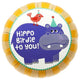 Hippo Birdie to You 18″ Balloon