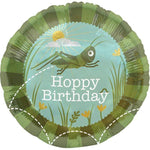 NorthStar Mylar & Foil Hoppy Birthday Grasshopper 18″ Balloon