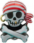 Northstar Mylar & Foil Jolly Roger Skull Bones Pirate 29″ Balloon