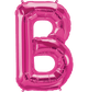 Magenta Letter B 34" Balloon