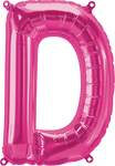 Magenta Letter D 16" Balloon