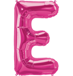 Northstar Mylar & Foil Magenta Letter E 34" Balloon