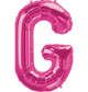 Magenta Letter G 34" Balloon