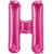 Magenta Letter H 34" Balloon