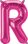 Northstar Mylar & Foil Magenta Letter R 16" Balloon