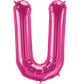 Magenta Letter U 34" Balloon