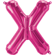 Magenta Letter X 16" Balloon