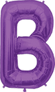 Purple Letter B 34″ Balloon