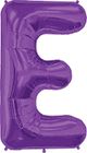 Purple Letter E 34″ Balloon