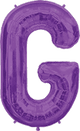 Purple Letter G 34″ Balloon